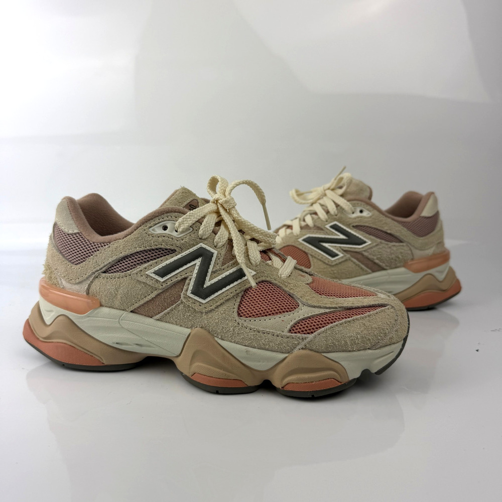 New Balance 9060 Flat Taupe Light Sparrow GS Sneaker GC9060CW Kids 6 Womens 7.5